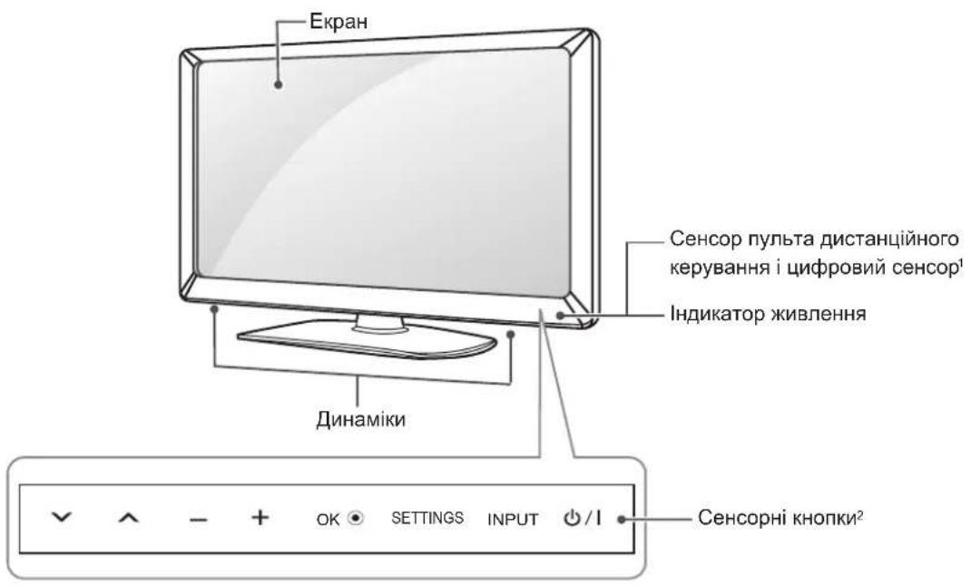 LG 32CS466 - Частини та кнопки - 1