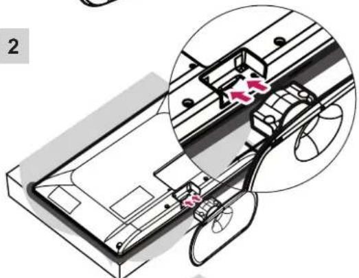 LG 22LS3590 - Attaching the stand - 3