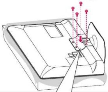 LG 22LS3590 - Attaching the stand - 6