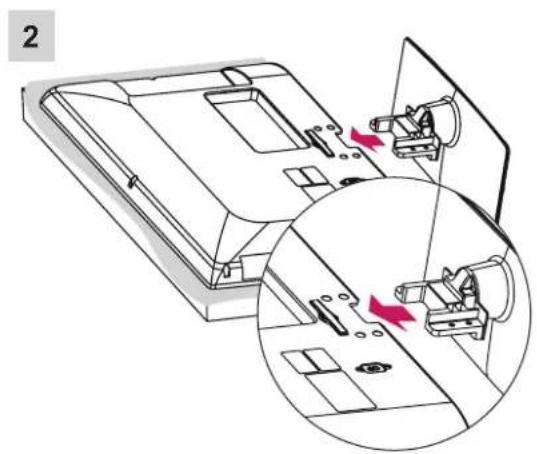 LG 22LS3590 - Attaching the stand - 12