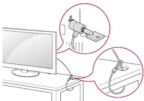 LG 22LS3590 - Kensington қayıncıздік жүйесін пайдалану Бүл - 1
