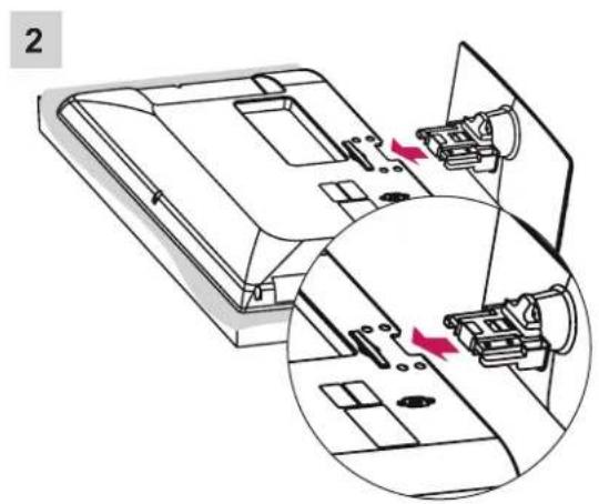 LG 22LS3590 - Attaching the stand - 13