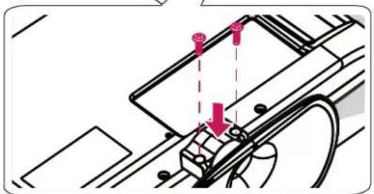 LG 22LS3590 - Attaching the stand - 7