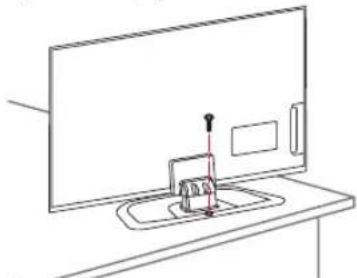 LG 42PN452D - Закрепление телевизора на столе - 1