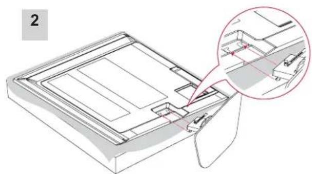 LG 42PN451D - Attaching the stand - 3