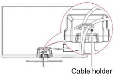 LG 42PN451D - Tidying cables - 3