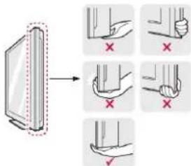 Diagram illustrating hand positioning and movement of a device, with labeled X and Y indicators for correct and incorrect states.