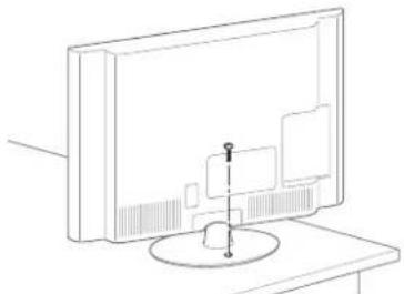 LG 42LM761S - Securing the TV to a table - 1