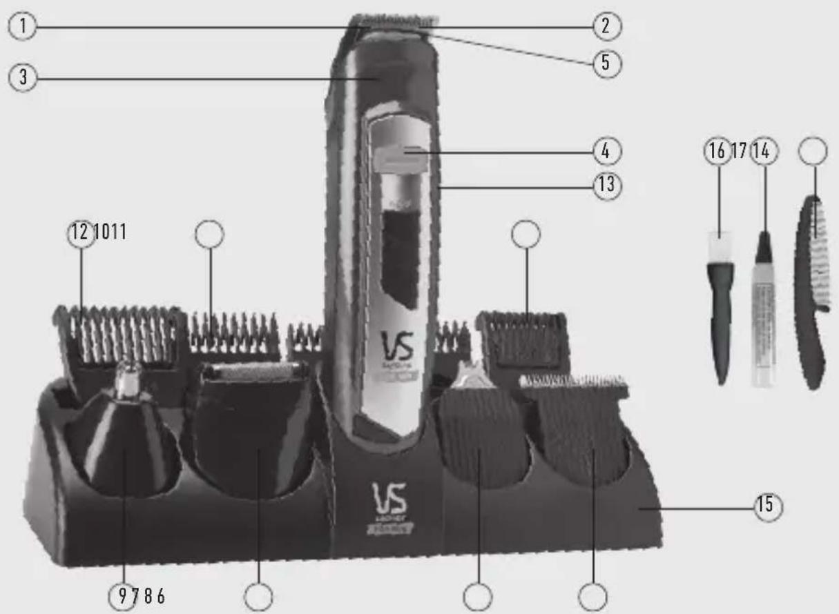 VS Sassoon The Wingman VSM7235A - THE WINGMAN - 1