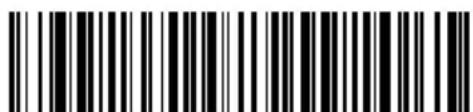 Black and white barcode image with vertical lines and a small number '1' at the top