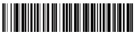 Black and white barcode image with vertical lines and a central dot