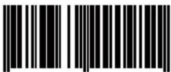 Black and white barcode image with vertical lines above and below the bars