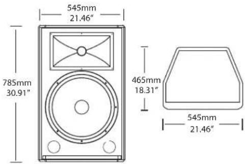 545mm 21.46" 785mm 30.91" 465mm 18.31" 545mm 21.46"