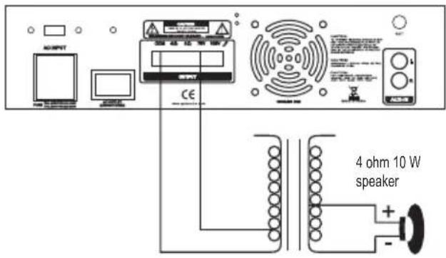 Pyle PT510 - TO THE 8-OHM TERMINAL - 2