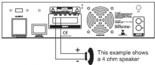 Pyle PT510 - Speaker connections - 1
