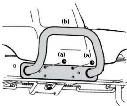 Rover Mini Rider Manual - Colocación del paragolpes (Si está equipado) - 1