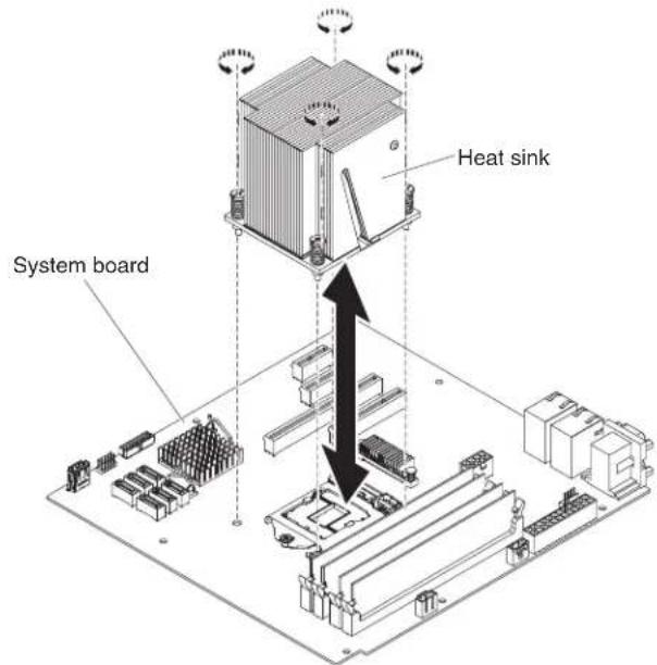 LENOVO System x3100 M4 - Installing a microprocessor and heat sink - 4