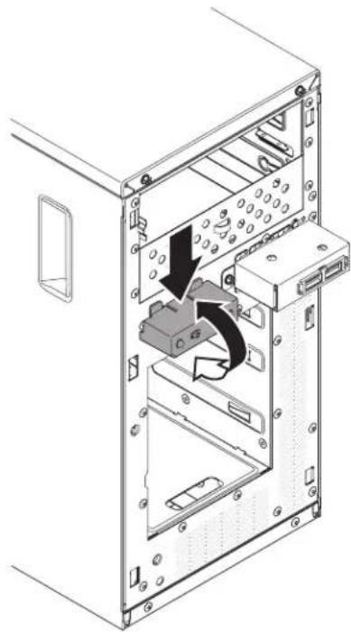 LENOVO System x3100 M4 - Installing the front-panel assembly - 1