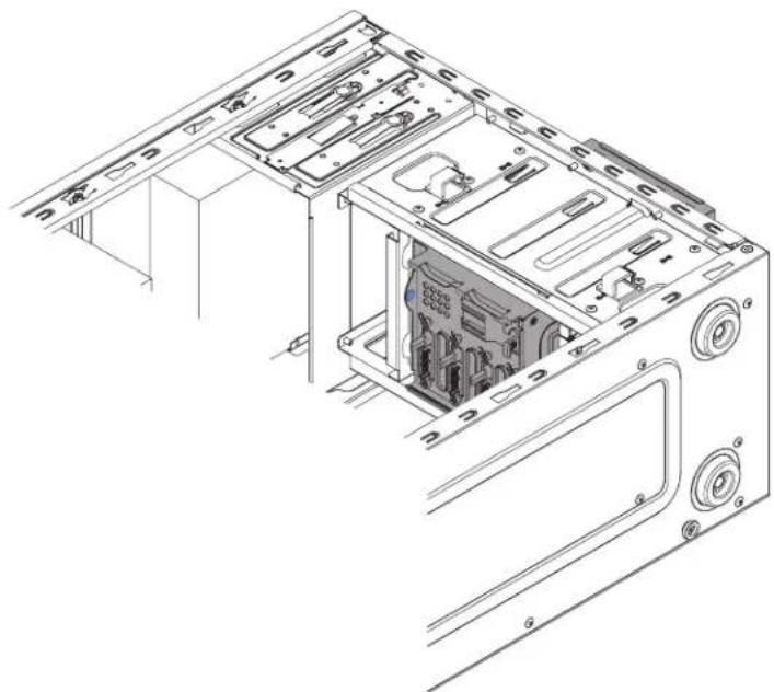 LENOVO System x3100 M4 - Installing the simple-swap backplate - 4
