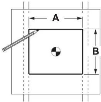 A B