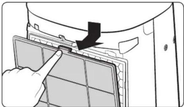 SAMSUNG AX40T3030WM - STEP 1 Open the cover front - 1
