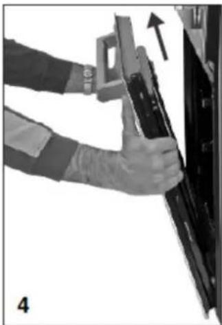 Technika TGO66TX - How to remove the oven door - 4