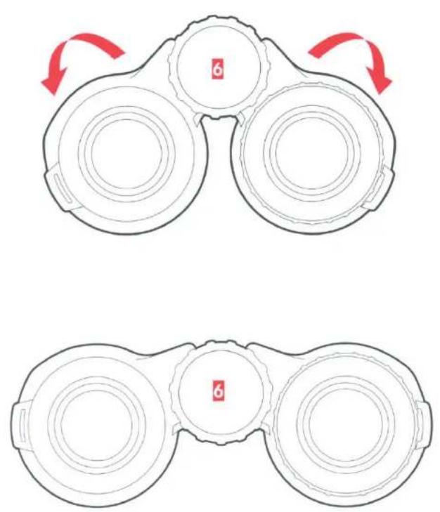 LEICA Trinovid 10 x 2 HD - ADJUSTMENT OF THE EYECUPS/ USE WITH AND WITHOUT SPECTACLES - 1