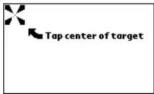 Tap center of target