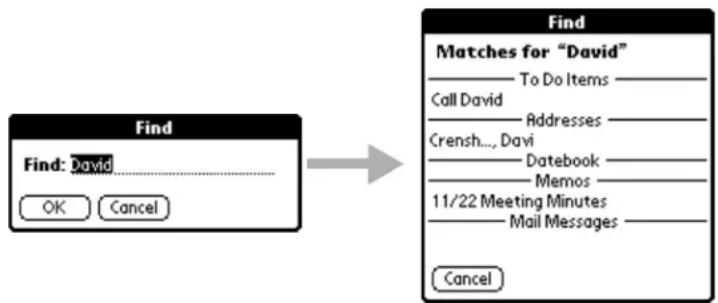 KYOCERA QCP 6035 - To find text in any application - 2