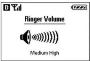 Ringer Volume Medium High
