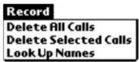 KYOCERA QCP 6035 - Record menu - 1