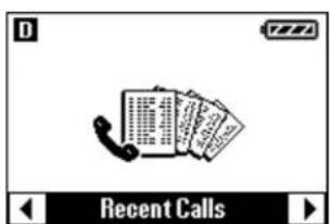 D ZZZZ Recent Calls