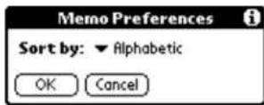 KYOCERA QCP 6035 - To select a sort option - 2