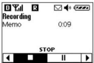 Recording Memo 0:09 STOP