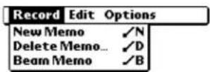 KYOCERA QCP 6035 - Record menu - 2