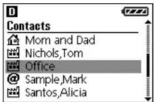 Contacts Mom and Dad Nichols,Tom Office Sample,Mark Santos,Alicia