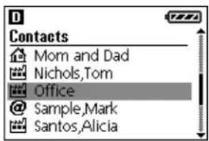 Contacts Mom and Dad Nichols,Tom Office Sample,Mark Santos,Alicia