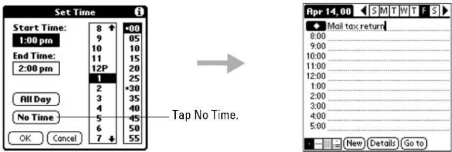 Set Time Start Time: 1:00 pm End Time: 2:00 pm All Day No Time OK Cancel 8 ↑ 00 9 05 10 10 11 15 12P 20 1 25 2 30 3 35 4 40 5 45 6 50 7 ↓ 55 Apr 14,00 S M T W T F S Mail tax return 8:00 9:00 10:00 11:00 12:00 1:00 2:00 3:00 4:00 5:00 New Details Go to