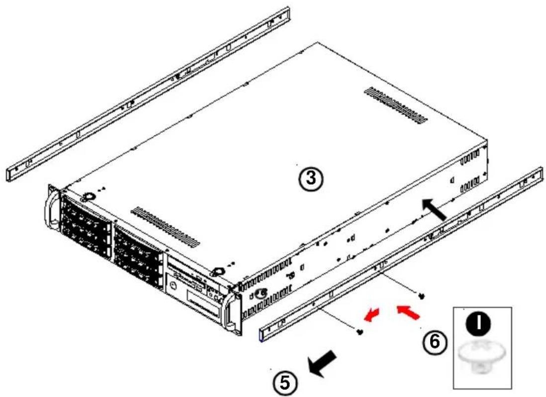 Supermicro SuperChassis SC823 - Procedures to Install Chassis Rails - 2