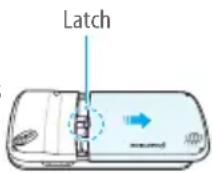 PANTECH Laser - Installing/removing SIM card and battery - 1