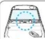 PANTECH Laser - Installing/removing SIM card and battery - 4