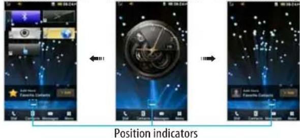 PANTECH Laser - About your home screens - 1