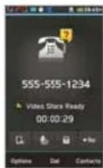PANTECH Laser - Using video share - 1