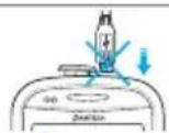 PANTECH Laser - To charge your battery - 3