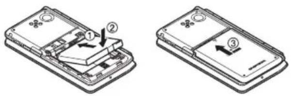 Diagram showing two views of a smartphone with labeled components and directional arrows indicating movement or change.