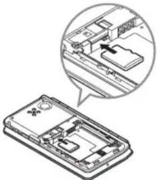 SANYO Innuendo - Inserting the microSD Card - 1