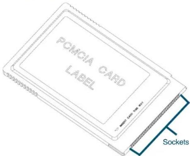 DATALOGIC Falcon 345 - Inserting a PC Card - 2