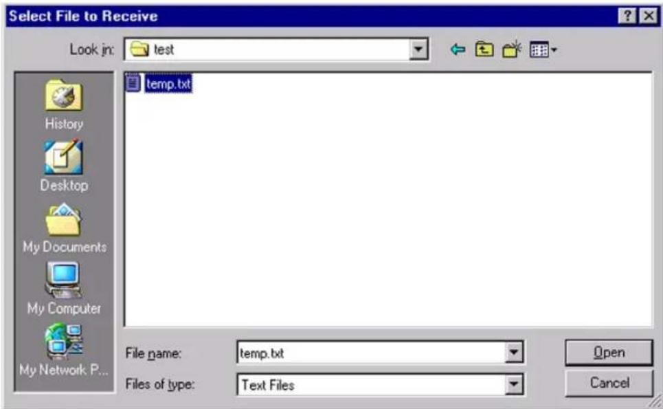 DATALOGIC Falcon 345 - Receive File (from Portable) - 1