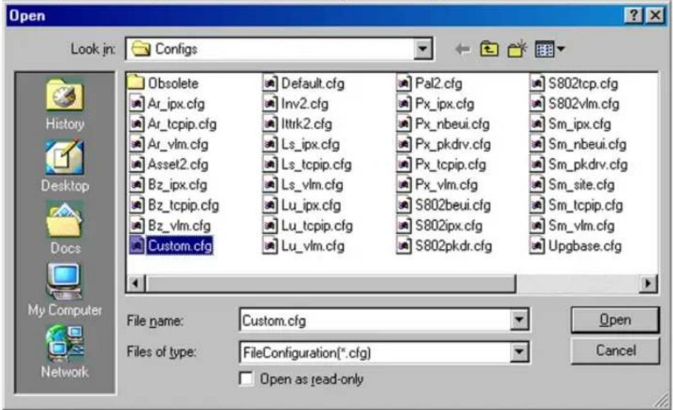 DATALOGIC Falcon 345 - The Custom Configuration Menu - 1
