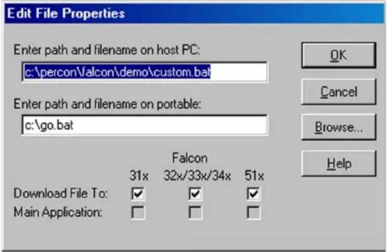DATALOGIC Falcon 345 - The File Configuration Windows - 4